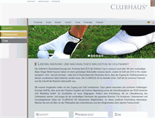 Tablet Screenshot of clubhaus.de